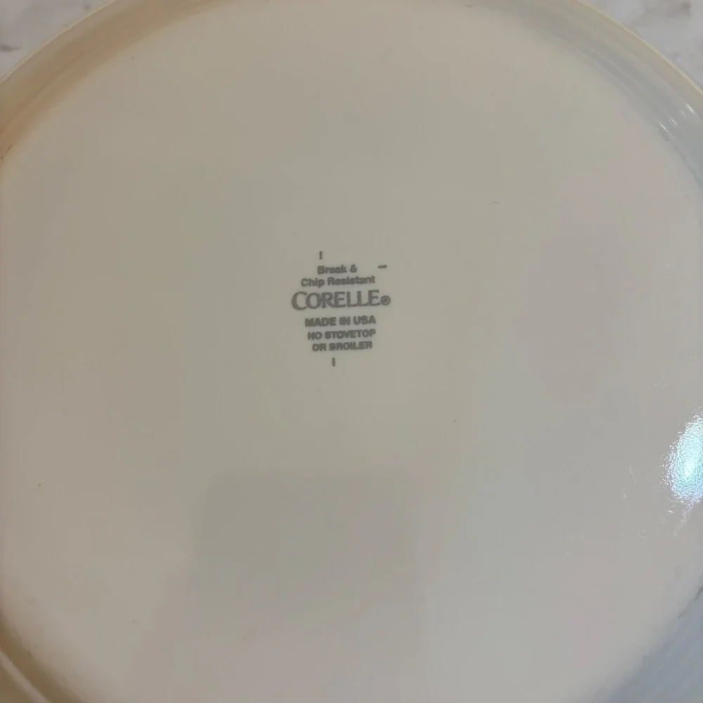 Corelle Abundance Salad Plates Set of 4 Fruit Harvest Vitrelle Made in USA Vint.